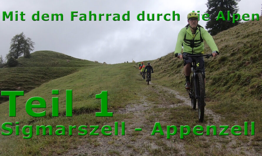Mit dem Fahrrad durch die Alpen : Vom Bodensee zum Lago Maggiore